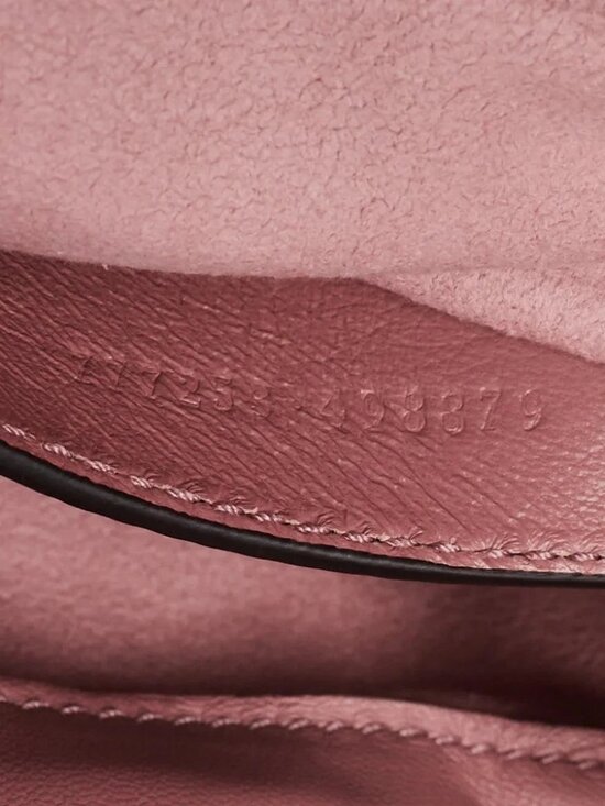 Gucci Pink Quilted Leather Marmont Backpack Bag main image 11